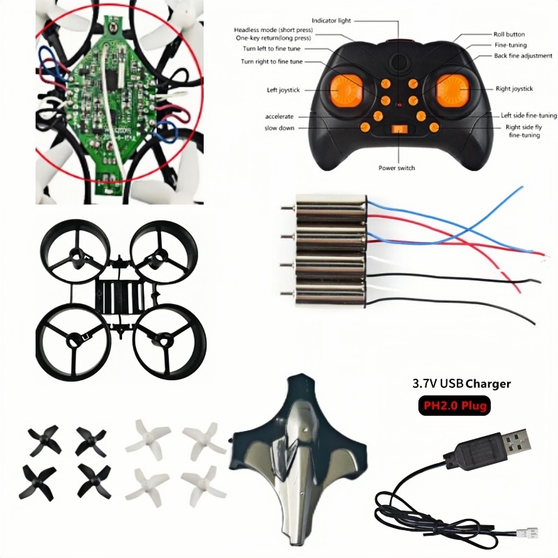 Rc Helicopter Tool Kit - Kit Completo de Drone DIY 2.4G