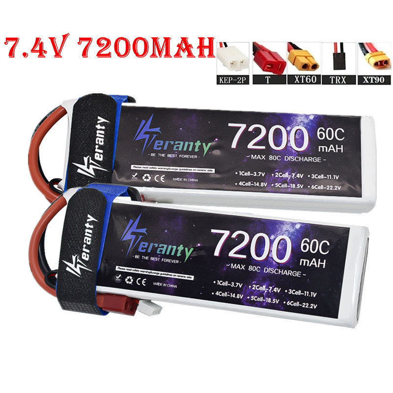 Rc Helicopter Coaxial - Atualizar 7200mah 7.4v 60c bateria lipo
