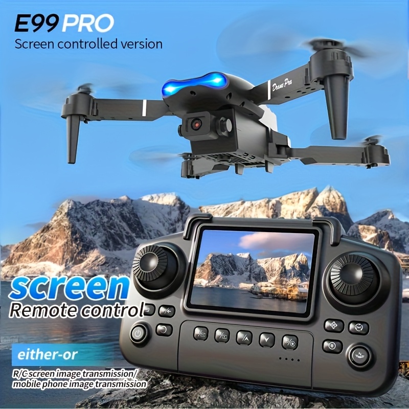 Drone dobrável E99 PRO MAX com - Rc Helicopter Tool Kit avaliação e preço